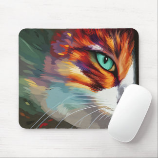 Alfombrilla De Ratón Diseño ocular del gato