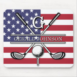 Alfombrilla De Ratón Diseño Patriótico de Bandera Americana