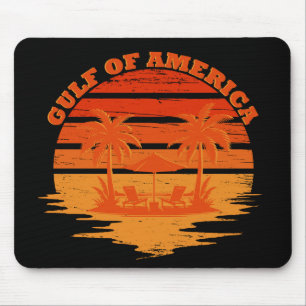 Alfombrilla De Ratón Diseño patriótico vintage estadounidense del Golfo