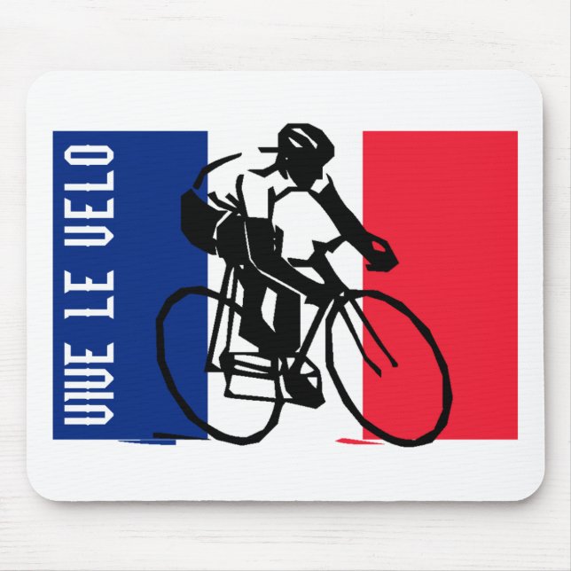 Alfombrilla De Ratón diseño personalizado de tdf vive le velo (Frente)