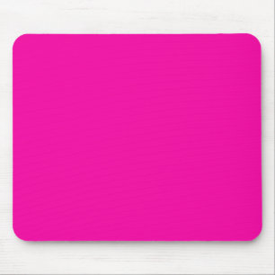 Alfombrilla De Ratón Diseño personalizado sólo de color rosa intenso