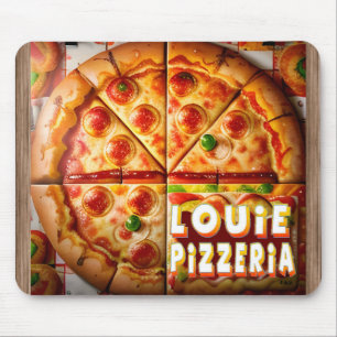 Alfombrilla De Ratón Diseño Pizza Pizzeria