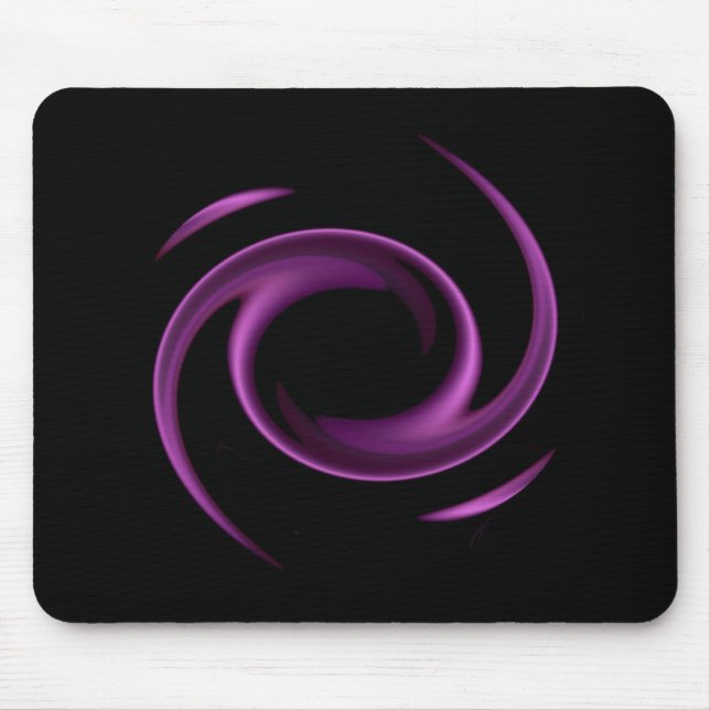 Alfombrilla De Ratón Diseño púrpura Mousepad del remolino (Frente)