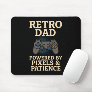 Alfombrilla De Ratón Diseño retro Dad Pixel Gamer