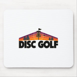 Alfombrilla De Ratón Diseño Retro para Amantes de Disc Golf - Deporte D