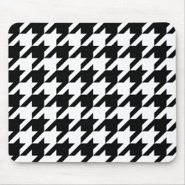 Alfombrilla De Ratón Diseño tradicional japonés3 -CHIDORI- Blanco y neg