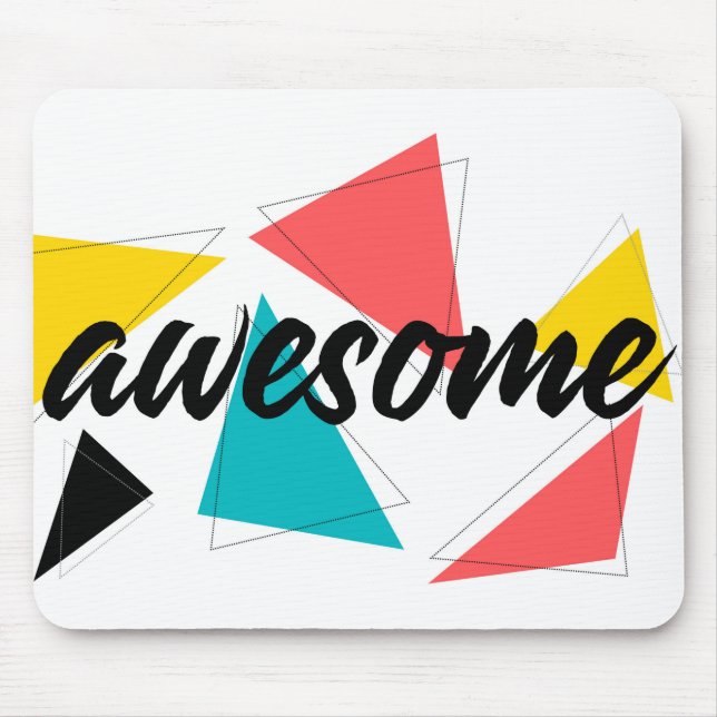 Alfombrilla De Ratón Diseño urbano moderno, alegre y moderno de "Impres (Frente)