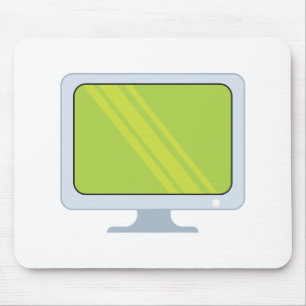 Alfombrilla De Ratón diseño vectorial de monitor pc de pantalla plana
