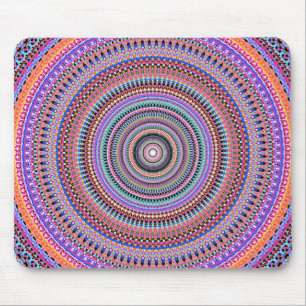 Alfombrilla De Ratón diseños coloridos de mandala