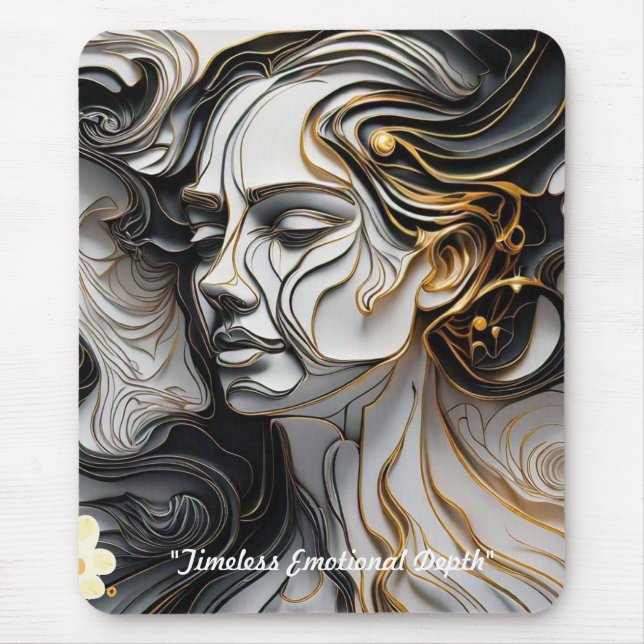 Alfombrilla De Ratón "Diseños de lujo emotivos" (Frente)