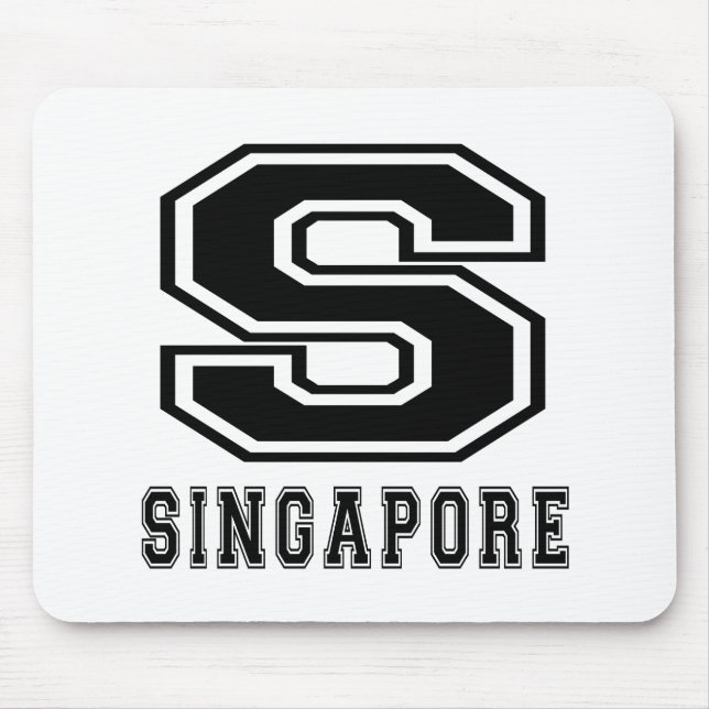 Alfombrilla De Ratón Diseños de Singapur (Frente)