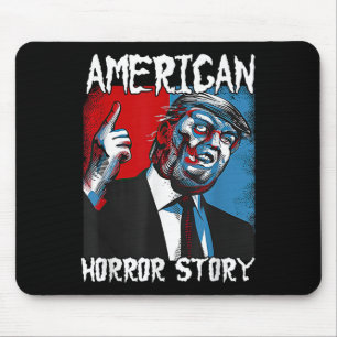 Alfombrilla De Ratón Disfraces Historia de Terror de Halloween Bandera 