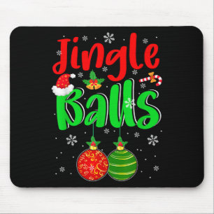 Alfombrilla De Ratón Disfraz de broma divertida de Navidad Jingle para