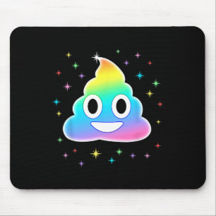 Alfombrilla De Ratón Disfraz de Halloween de Unicorn Poop Magic Rainbow