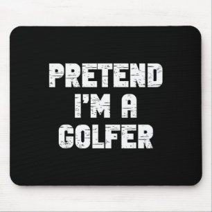 Alfombrilla De Ratón Disfraz de Halloween Fingi Soy Un Golfista Golf pe