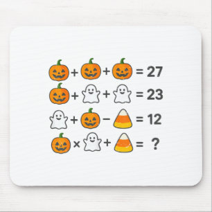 Alfombrilla De Ratón Disfraz de Halloween para profesor de matemáticas