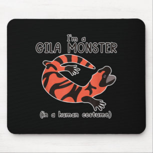 Alfombrilla De Ratón Disfraz de Monstruo de Gila Divertido Gráfico de H