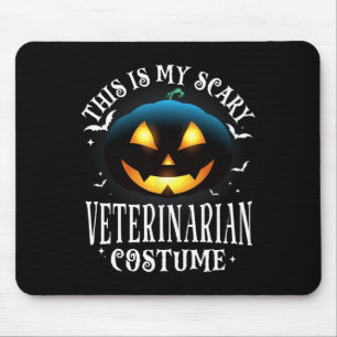 Alfombrilla De Ratón Disfraz de Pajama de Halloween de Veterinaria