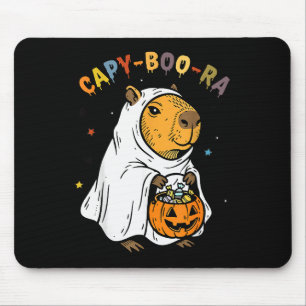 Alfombrilla De Ratón Disfraz divertido de Capybara de Halloween Capy-bo