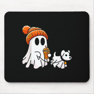 Alfombrilla De Ratón Disfraz divertido de perro fantasma para Halloween