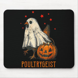 Alfombrilla De Ratón Disfraz divertido de pollo fantasma de Halloween P