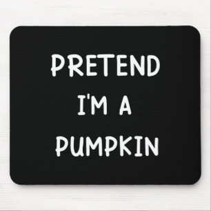 Alfombrilla De Ratón Disfraz perezoso de Halloween finge que soy una ca