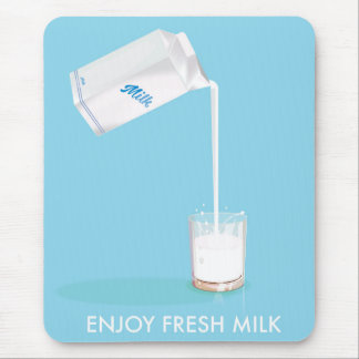 Alfombrilla De Ratón Disfruta Comercial Antiguo de Leche Fresca