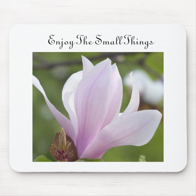 Alfombrilla De Ratón Disfruta De Las Pequeñas Cosas De La Mousepad (Frente)