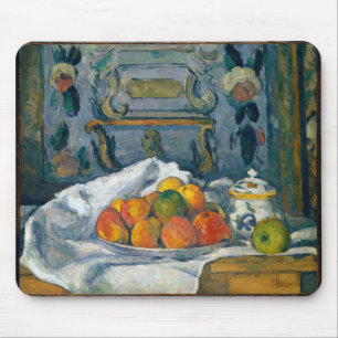 Alfombrilla De Ratón Dish of Apples Paul Cezanne Famosa Visual Arts Pos