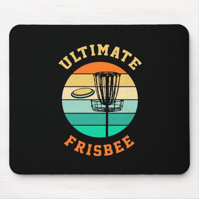 Alfombrilla De Ratón Disk Golf Ultimate Frisbee (Frente)