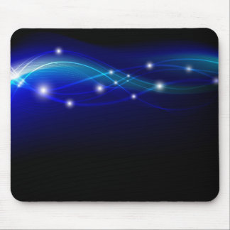 Alfombrilla De Ratón Disposición futurista azul del cojín de ratón