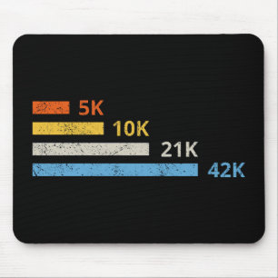 Alfombrilla De Ratón Distancias de funcionamiento II - Maratón de 42K d