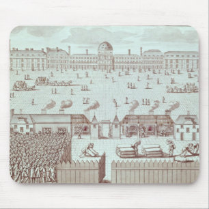 Alfombrilla De Ratón Distribución del pan en el quiosco de Tuileries