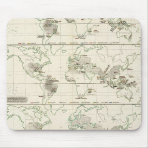 Alfombrilla De Ratón Distribuciones de serpientes