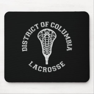 Alfombrilla De Ratón Distrito De Columbia Lacrosse Chicas Lax Retro Dis
