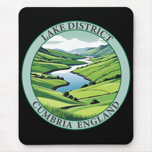 Alfombrilla De Ratón Distrito de Lake Cumbria Inglaterra (Frente)