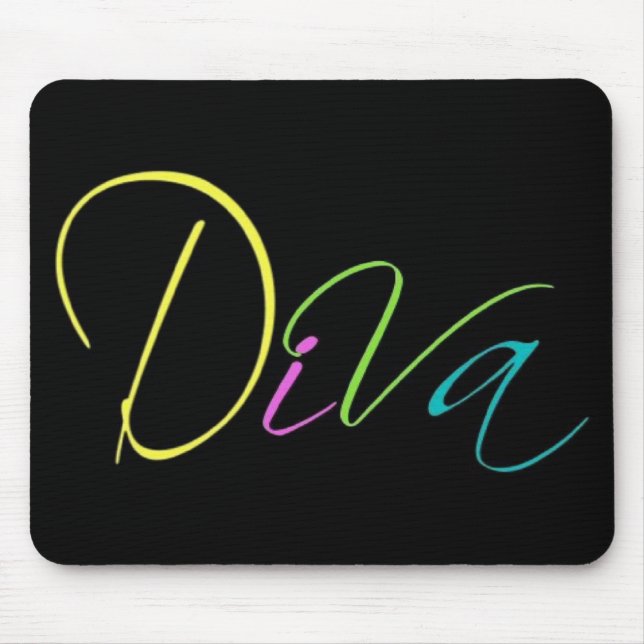 Alfombrilla De Ratón "Diva " (Frente)