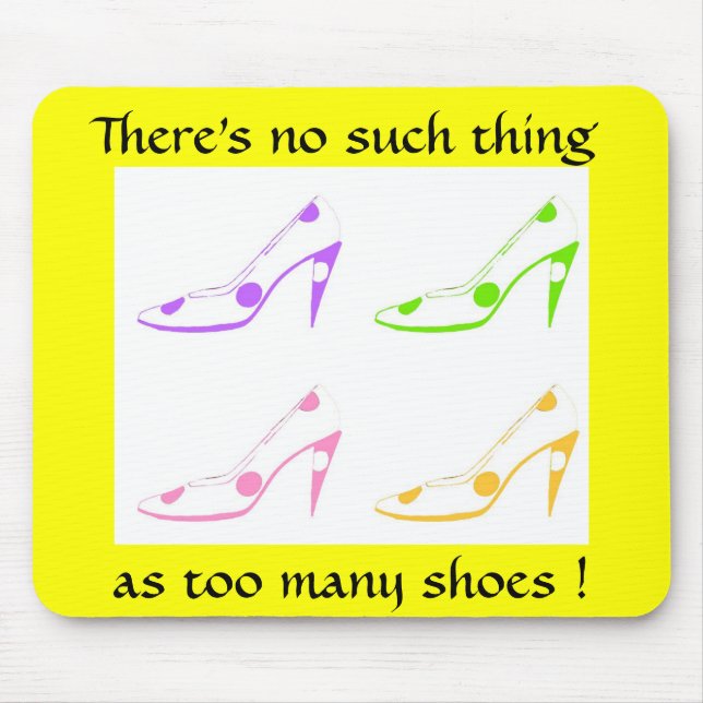 Alfombrilla De Ratón Diva del zapato (Frente)