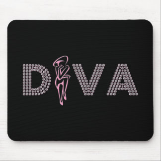 Alfombrilla De Ratón Diva rosada