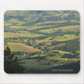 Alfombrilla De Ratón Divcibare campos verdes mousepad