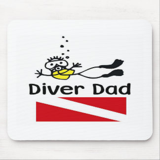 Alfombrilla De Ratón Diver Dad