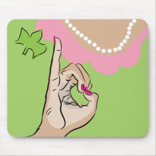 Alfombrilla De Ratón Diversión bonita real de la hermandad de mujeres