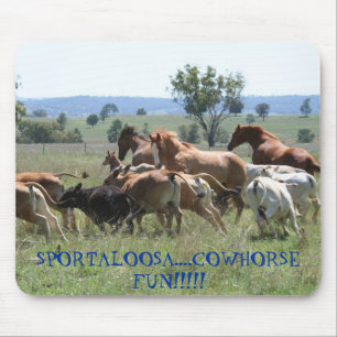 Alfombrilla De Ratón Diversión de Cowhorse
