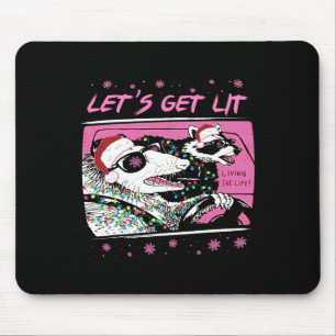 Alfombrilla De Ratón Diversión de Possum Raccoon para conseguir a Trash