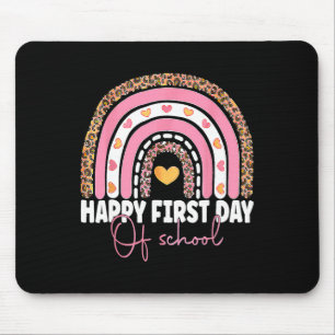Alfombrilla De Ratón Diversión de Regreso a Clases Feliz Primer Día de 