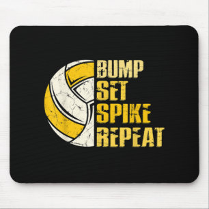 Alfombrilla De Ratón Diversión de voleibol de repetición de Spike Spike
