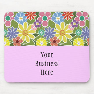 Alfombrilla De Ratón Diversión Mousepad brillante floral