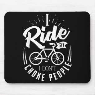 Alfombrilla De Ratón Divertida camiseta de bicicleta de montaña que mon