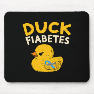 Alfombrilla De Ratón Divertida conciencia sobre la diabetes mellitus en