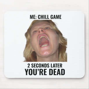Alfombrilla de ratón divertida de meme de juegos c